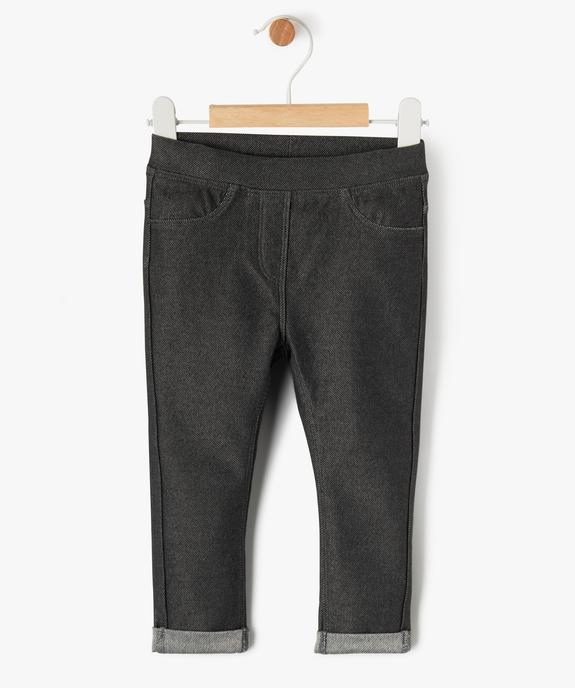 Jegging à taille réglable bébé fille vue2 - GEMO(BEBE DEBT) - GEMO