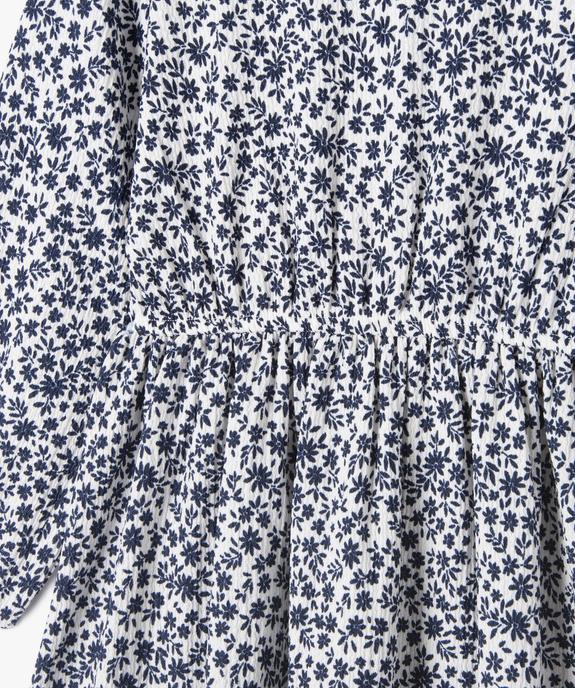 Robe manches longues à motifs fleuris fille - GEMO (ENFANT) Robe manches longues à motifs fleuris fille vue2 - GEMO (ENFANT) - GEMO