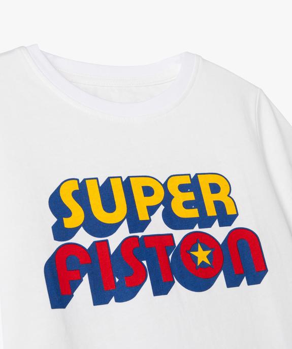 Tee-shirt inscription en relief garçon vue2 - GEMO (ENFANT) - GEMO