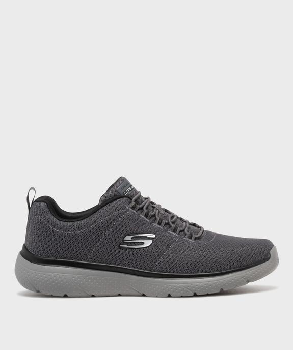 Baskets running en mesh à semelle légère homme - Skechers vue1 - SKECHERS - GEMO