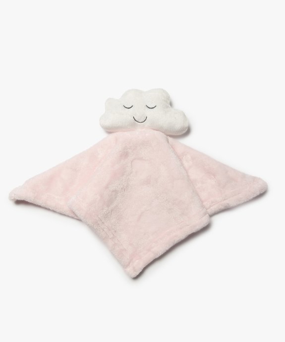 Doudou plat nuage en maille peluche extra douce vue1 - GEMO (ACCESS) - GEMO