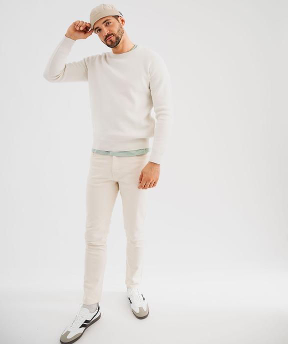 Pull en coton homme vue5 - GEMO (HOMME) - GEMO