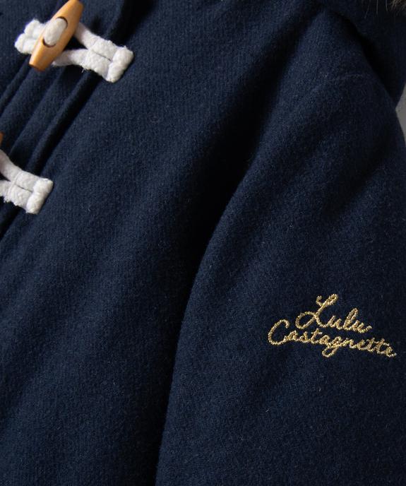 Manteau à capuche avec doublure velours bébé fille - LuluCastagnette vue3 - LULU CASTAGNETT - GEMO