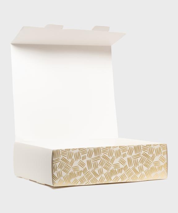 Boite cadeau rectangle à motifs scintillants vue2 - GEMO (ACCESS) - GEMO