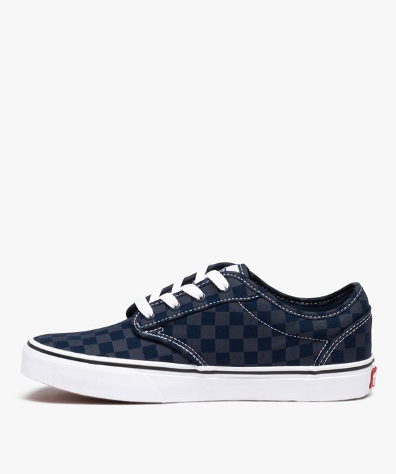 Baskets garçon en toile à motif damier - Vans vue3 - VANS - GEMO