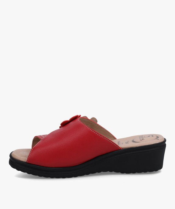 Mules femme confort ornées de fleurs - 5 Reflex Zones vue3 - 5 REFLEX ZONES - GEMO