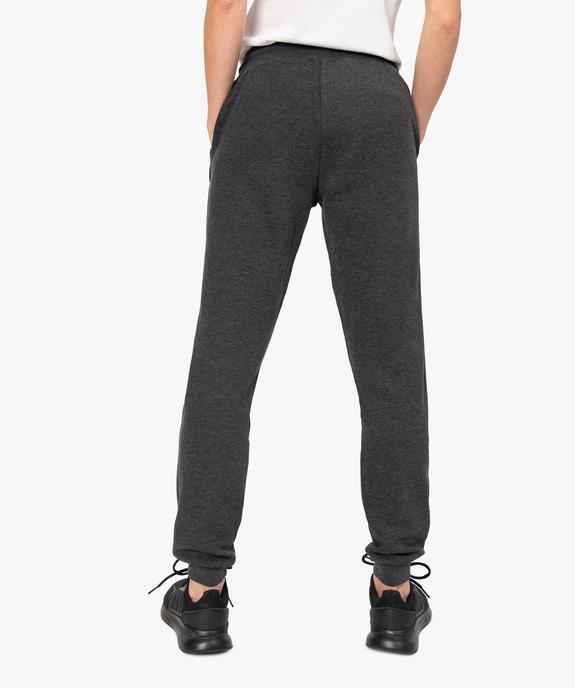 Pantalon de jogging femme en jersey molletonné vue3 - GEMO(FEMME PAP) - GEMO