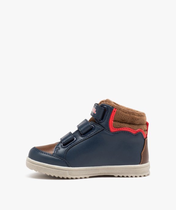Boots garçon fourrées avec triple scratch - Pat'Patrouille vue3 - PAT PATROUILLE - GEMO