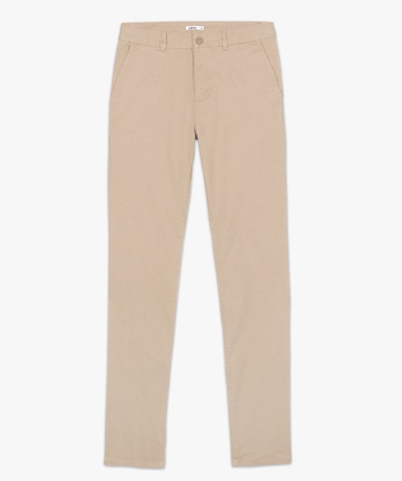 Pantalon homme chino coupe slim vue1 - GEMO (HOMME) - GEMO