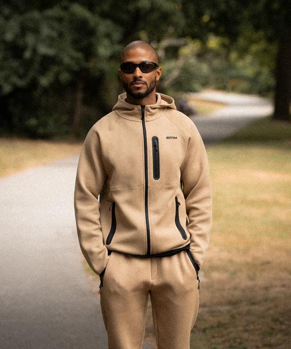 Sweat zippé à capuche spécial sport homme vue6 - GEMO (HOMME) - GEMO