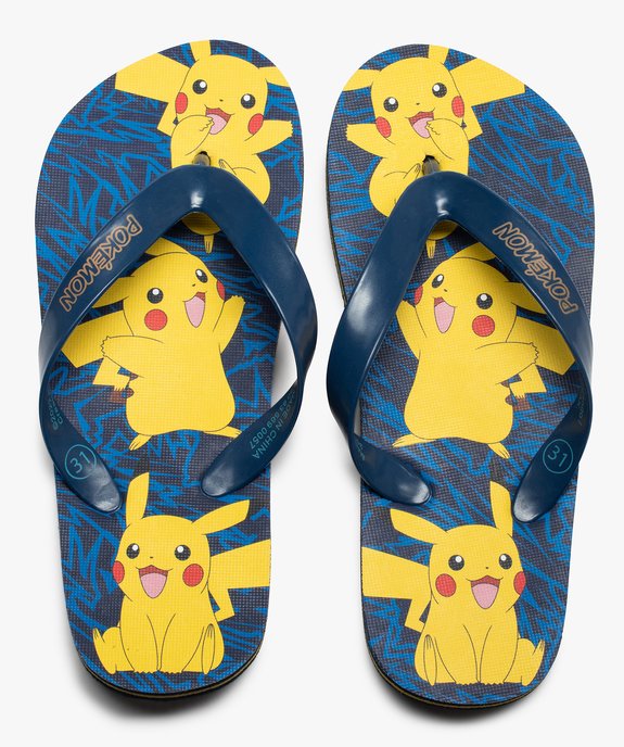Tongs enfant imprimées Pikachu – Pokémon vue1 - POKEMON - GEMO