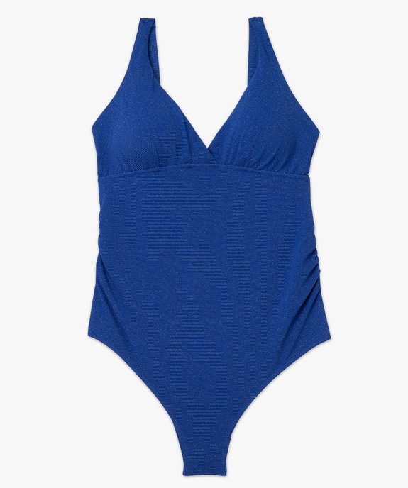Maillot de bain de grossesse 1 pièce pailleté vue4 - GEMO 4G MATERN - GEMO