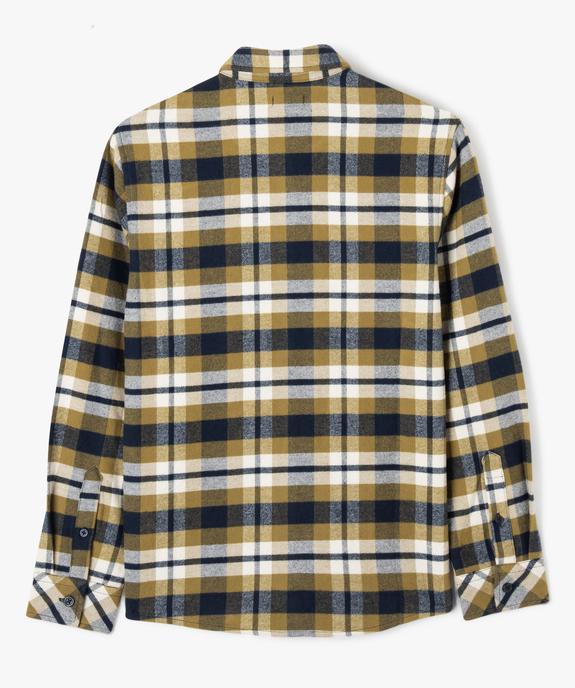 Chemise à manches longues à carreaux garçon vue4 - GEMO (JUNIOR) - GEMO