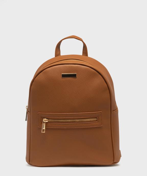 Sac à dos avec détails métalliques femme vue1 - GEMO (ACCESS) - GEMO