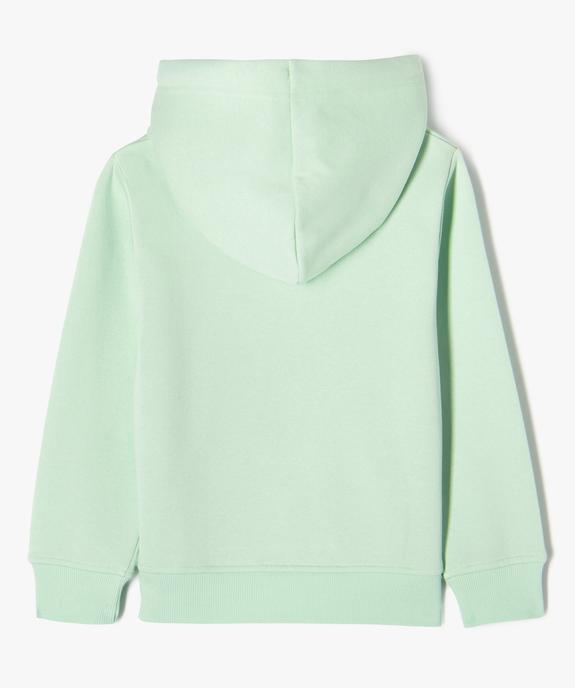 Sweat à capuche intérieur molletonné garçon vue4 - GEMO (ENFANT) - GEMO