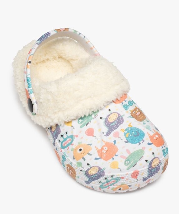 Chaussons garçon sabots souples doublés sherpa vue5 - GEMO (ENFANT) - GEMO