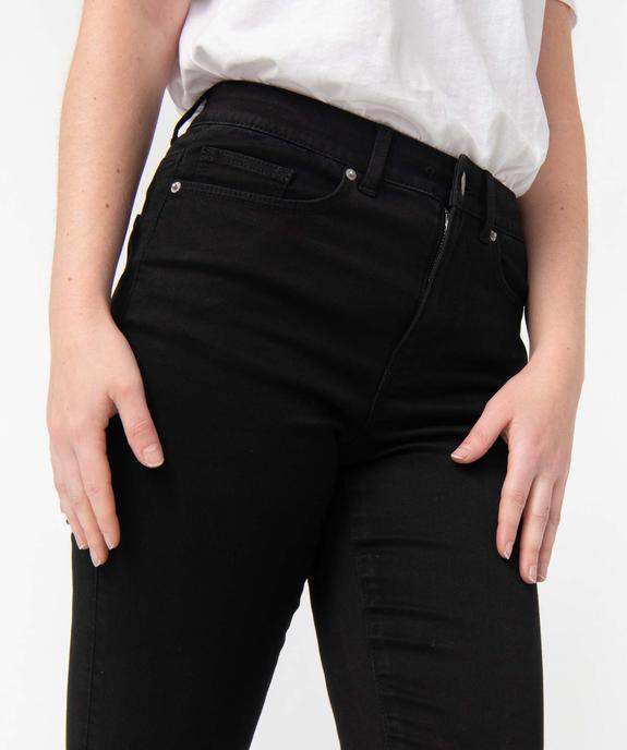 Jean femme coupe skinny taille haute Délavage plus économe en eau vue6 - GEMO 4G FEMME - GEMO