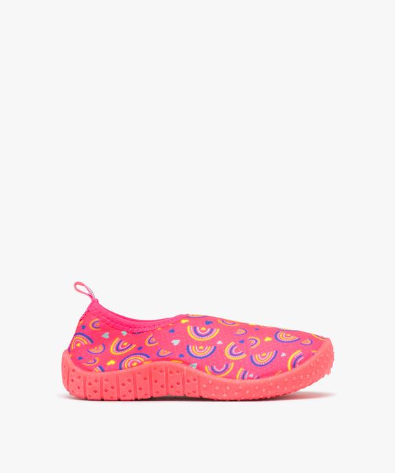 Chaussures aquatiques souples et légères fille vue1 - GEMO (PLAGE) - GEMO