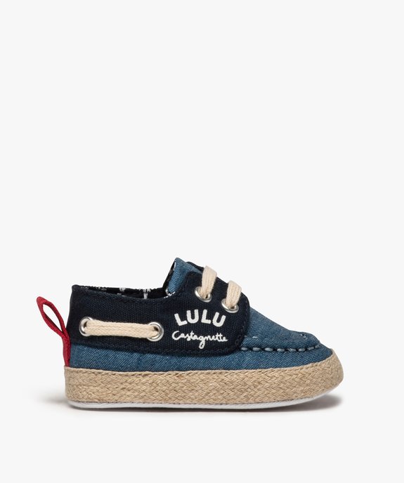Chaussures de naissance garçon bateau - LuluCastagnette vue1 - LULUCASTAGNETTE - GEMO