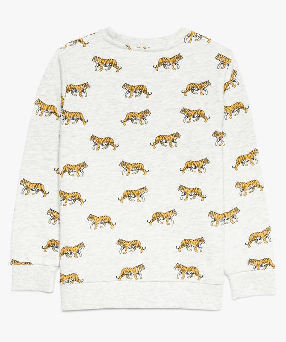 Sweat garçon à motifs tigre all over vue3 - GEMO (ENFANT) - GEMO