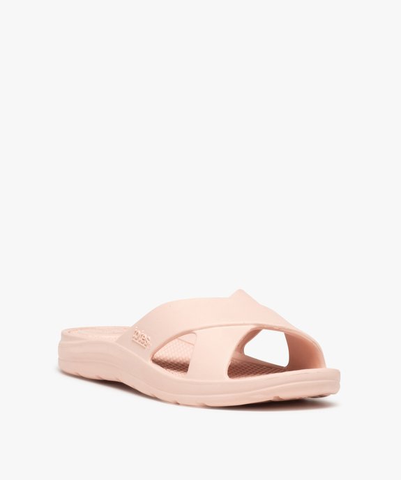 Mules de piscine femme unies - Isotoner vue2 - ISOTONER - GEMO