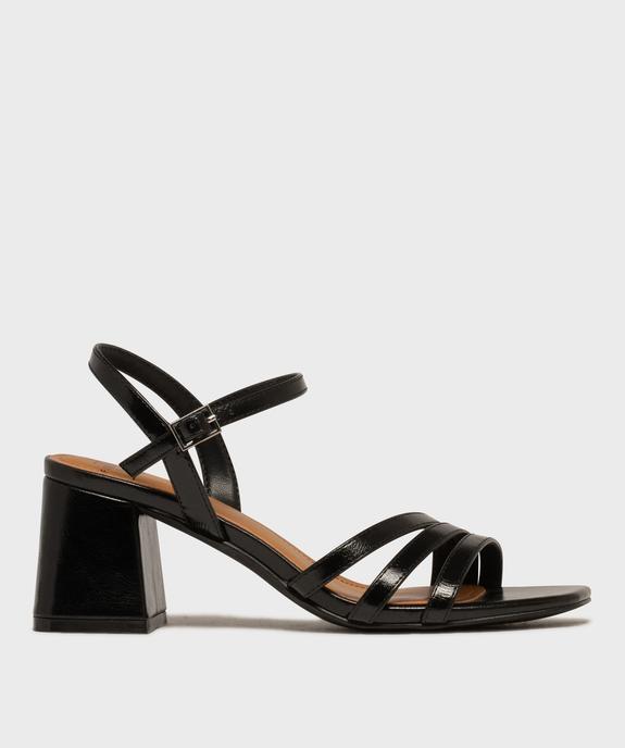 Sandales à talon trapèze et multibrides femme - Follow Me vue1 - FOLLOW ME - GEMO