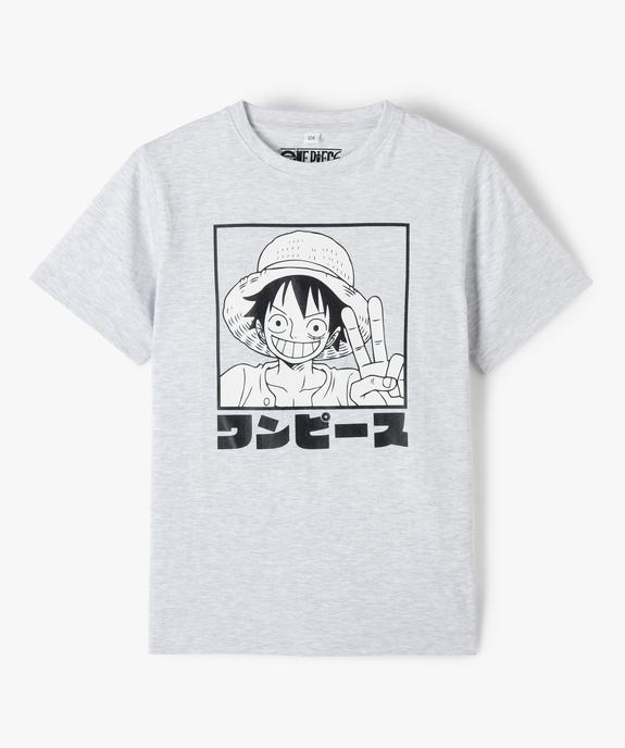 Tee-shirt garçon à manches courtes imprimé - One Piece vue2 - ONE PIECE - GEMO