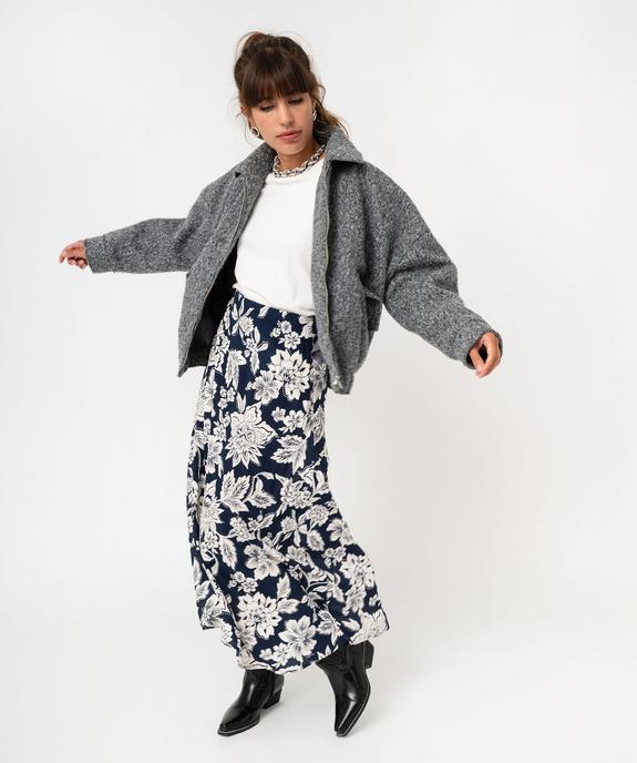 Jupe longue en viscose à motifs femme vue5 - GEMO(FEMME PAP) - GEMO