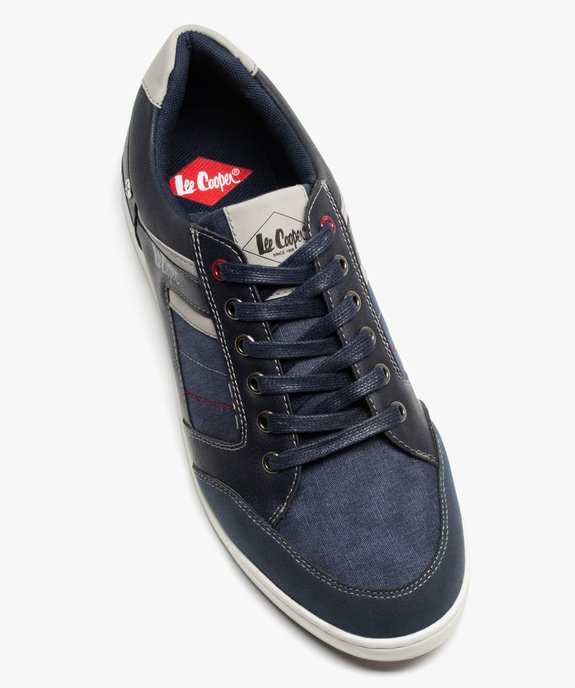 Baskets homme unies tendance denim - Lee Cooper vue5 - LEE COOPER - GEMO