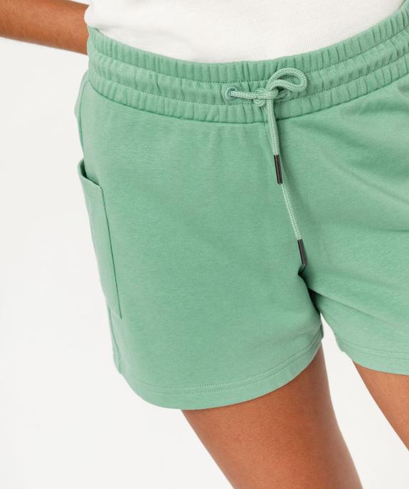 Short femme en maille avec ceinture élastiquée vue2 - GEMO(FEMME PAP) - GEMO