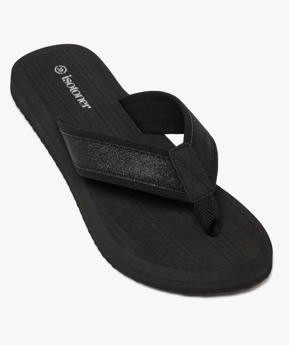 Tongs femme légères à brides pailletées - Isotoner vue5 - ISOTONER - GEMO