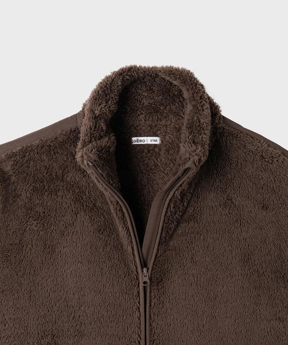 Sweat zippé polaire garçon vue2 - GEMO (JUNIOR) - GEMO
