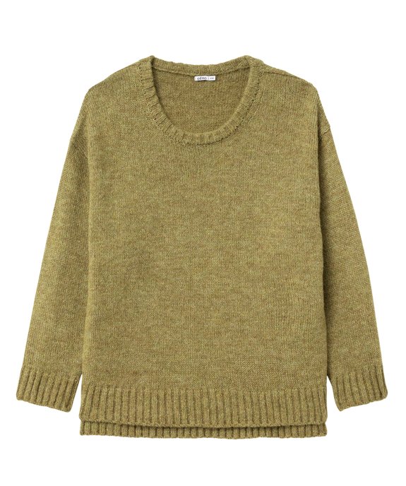 Pull chaud et doux à fentes latérales femme grande taille vue4 - GEMO (G TAILLE) - GEMO
