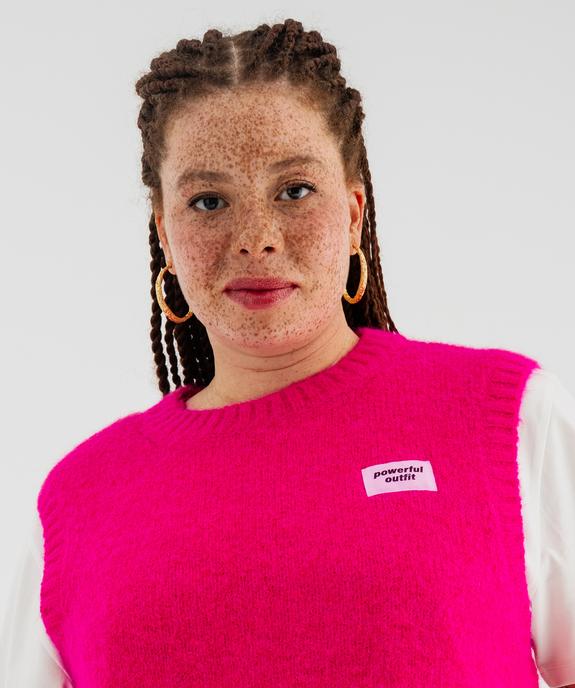 Pull sans manches femme grande taille vue2 - GEMO (G TAILLE) - GEMO