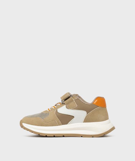 Baskets de running multimatières à scratch garçon - 5 Miles vue3 - 5 MILES - GEMO