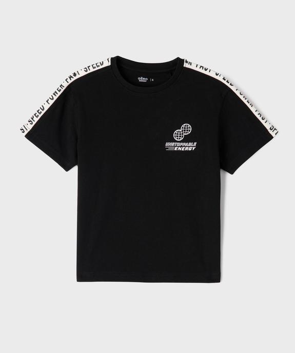 Tee-shirt manches courtes spécial sport garçon vue2 - GEMO 4G GARCON - GEMO