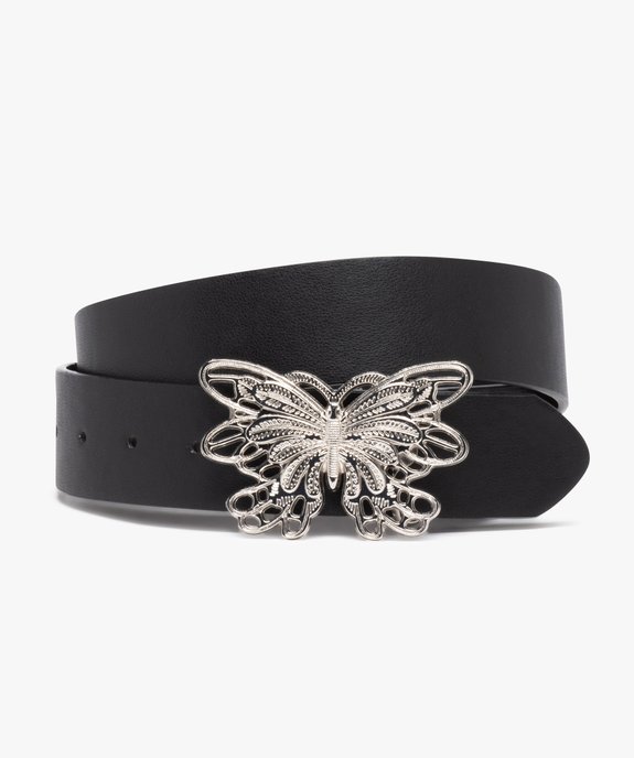 Ceinture large à boucle métal papillon femme vue1 - GEMO (ACCESS) - GEMO