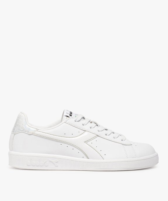 Baskets femme avec empiècements vernis - Diadora vue1 - DIADORA - GEMO