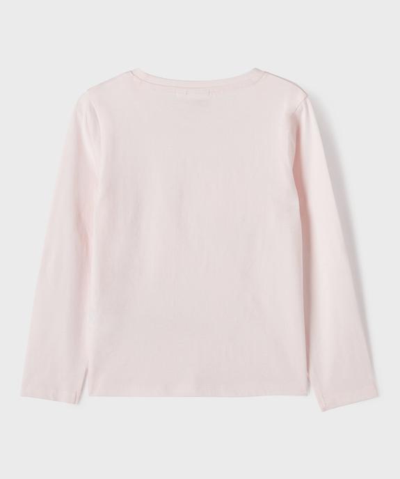 Tee-shirt manches longues avec motif en relief fille - K-Pop Demon Hunters vue3 - KPOP DEMON HUNTERS - GEMO
