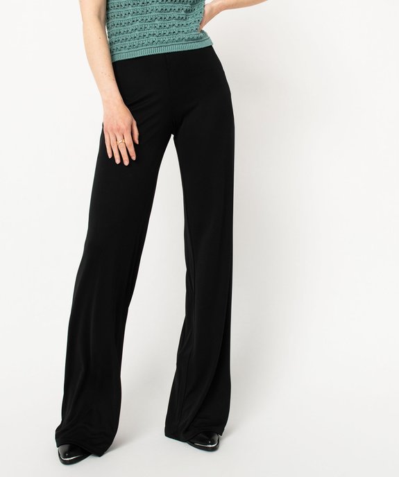Pantalon en maille fluide extensible femme vue2 - GEMO(FEMME PAP) - GEMO