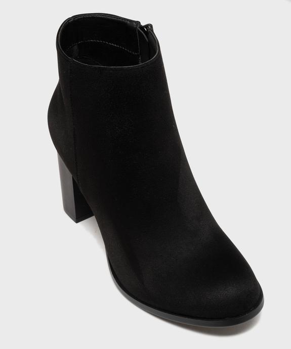 Bottines à talon avec en suédine femme - Valentina Baldano - VALENTINA BALDA Bottines à talon avec en suédine femme - Valentina Baldano vue5 - VALENTINA BALDA - GEMO