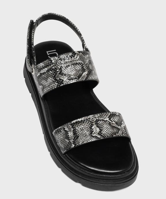 Sandales à larges brides sur semelle crantée femme - 5 Miles vue5 - 5 MILES - GEMO