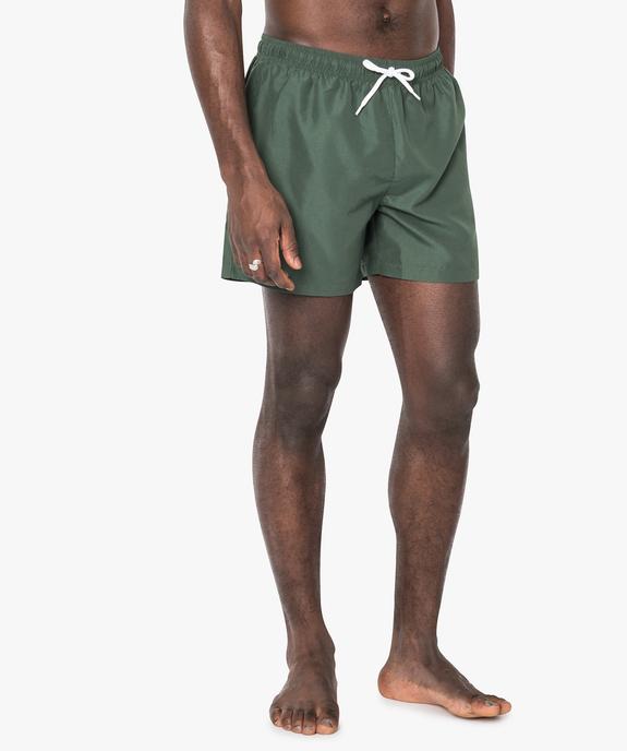 Maillot de bain homme forme short toucher doux vue1 - GEMO (PLAGE) - GEMO