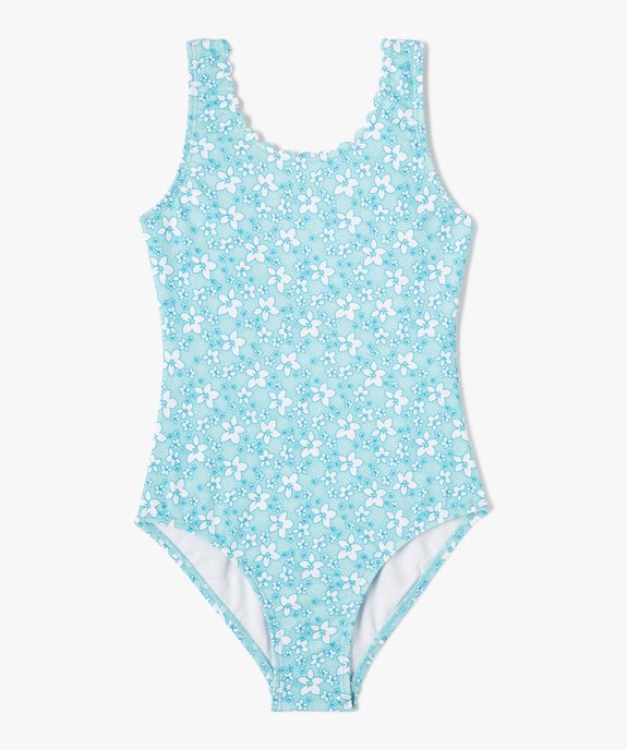 Maillot de bain fille une pièce à motifs fleuris vue1 - GEMO (ENFANT) - GEMO