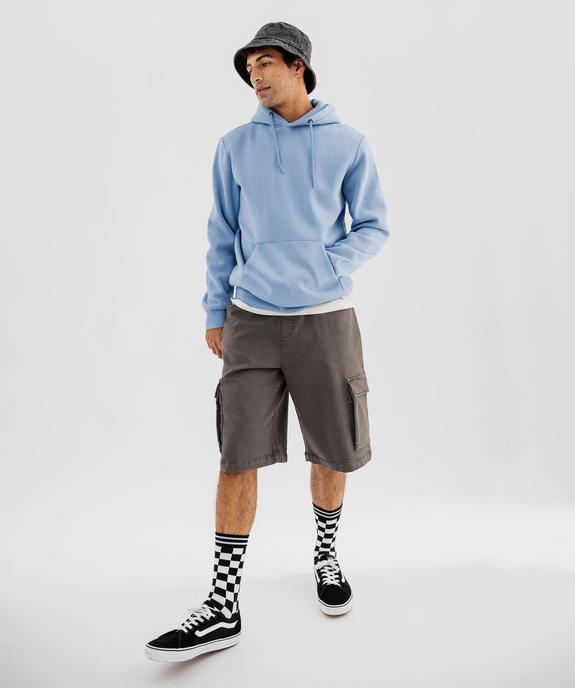 Sweat à capuche intérieur molletonné homme vue1 - GEMO 4G HOMME - GEMO
