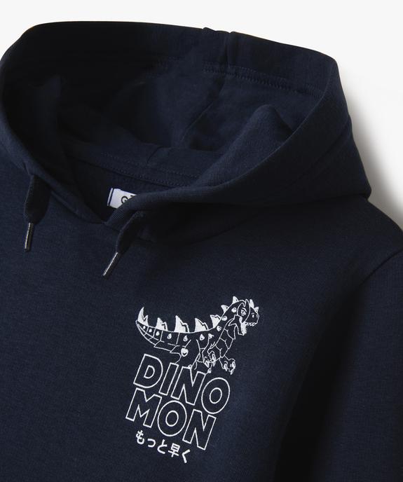 Sweat à capuche imprimé garçon vue2 - GEMO (ENFANT) - GEMO