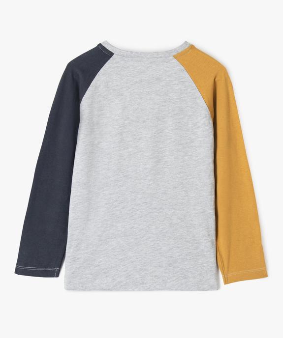 Tee-shirt garçon à manches longues et imprimé - LuluCastagnette vue4 - LULUCASTAGNETTE - GEMO