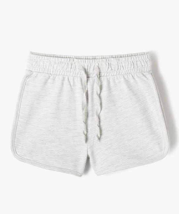 Short en maille avec taille élastiquée fille vue1 - GEMO 4G FILLE - GEMO