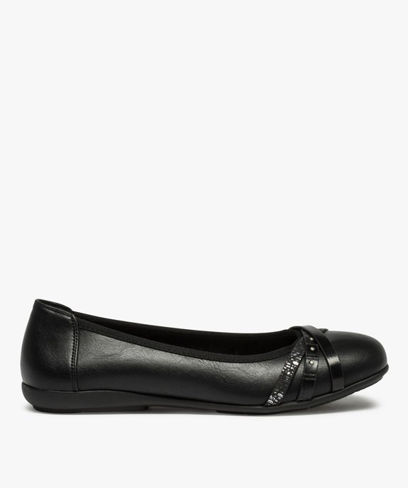 Ballerines femme unies à talon plat et brides fantaisie vue1 - VALENTINA BALDA - GEMO