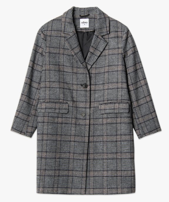 Manteau femme grande taille avec grand col vue4 - GEMO (G TAILLE) - GEMO